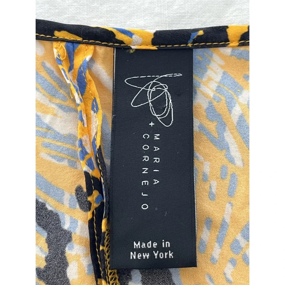 Maria Cornejo Silk Dress Animalia Bias Cut Womens 4 Leopard Animal Print USA - Picture 12 of 15